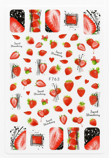 Nail Art Stickers - Strawberries