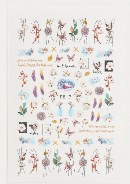 Nail Art Stickers - Winter