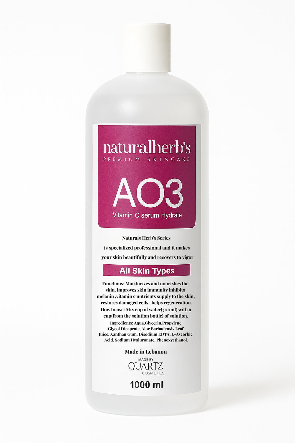 Natural Herb’s AO3 Solution