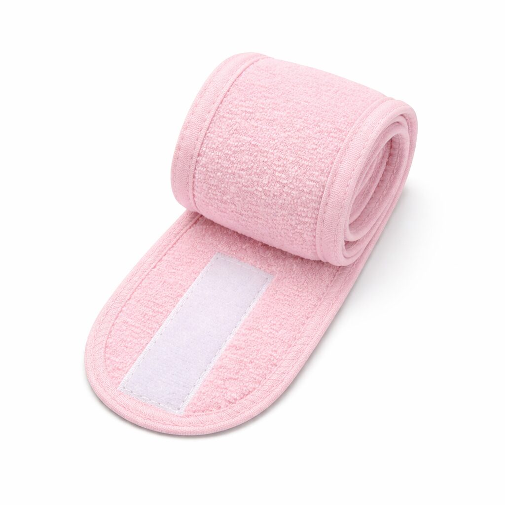 Adjustable Facial Headband - Pink