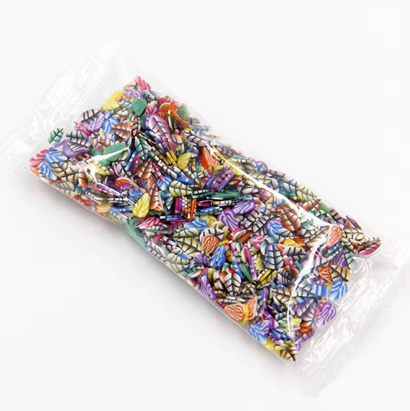 3D Nail Art Polymer Clay Slices - Leaves