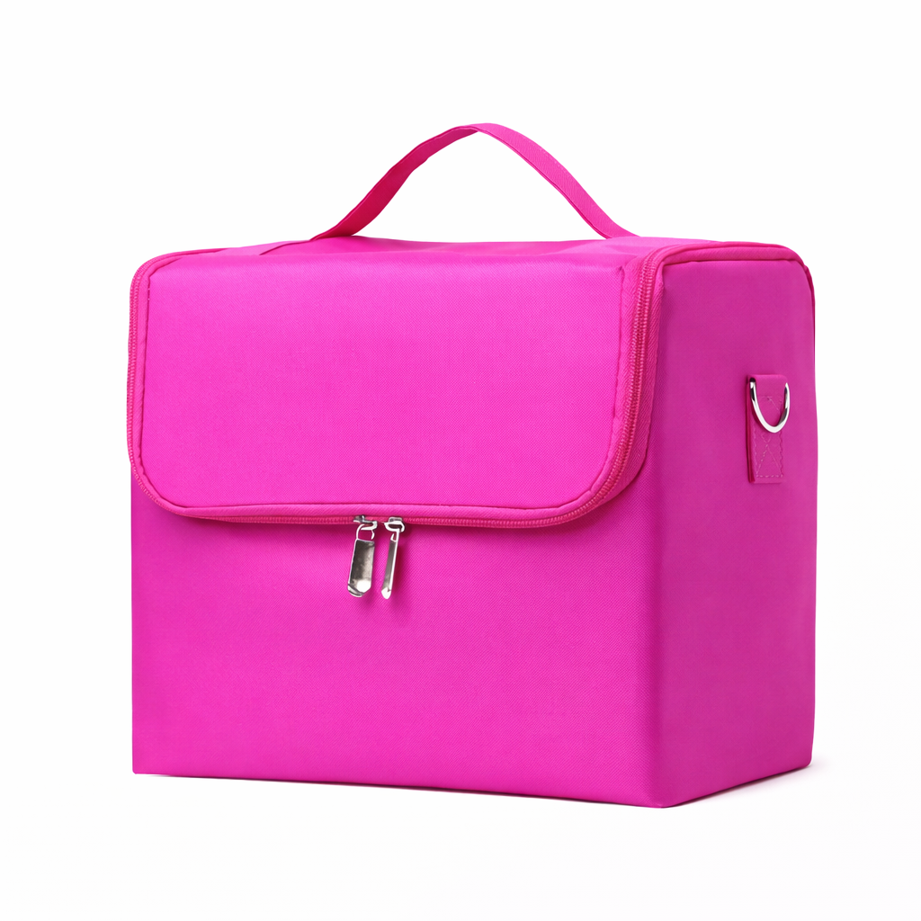 Portable Makeup Storage Bag - Pink