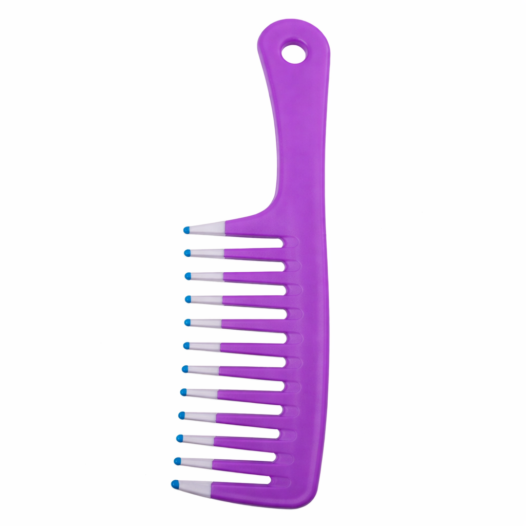 Wide Tooth Shower Comb - Purple