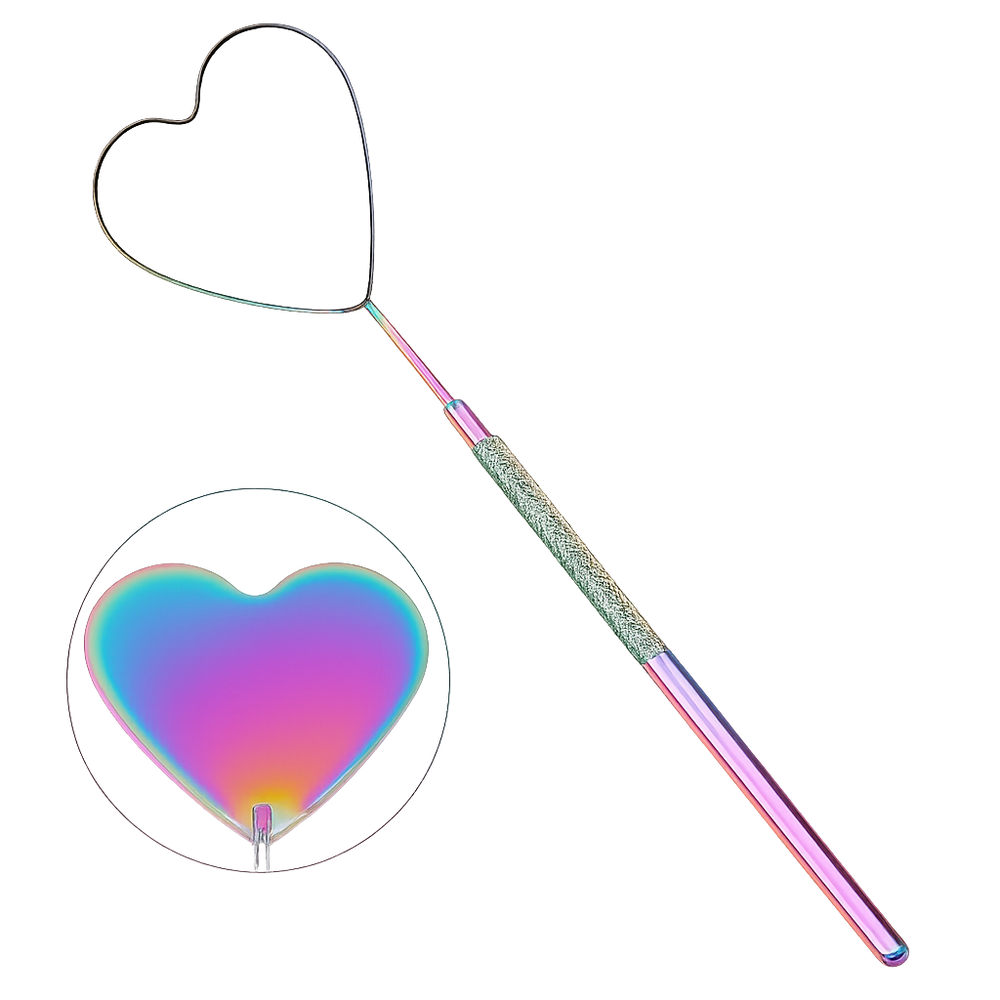Heart Shape Lash Mirror - Rainbow