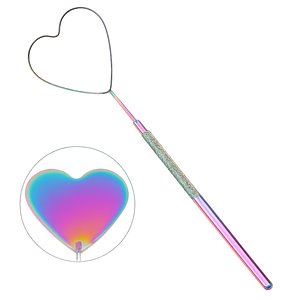 Heart Shape Lash Mirror - Rainbow