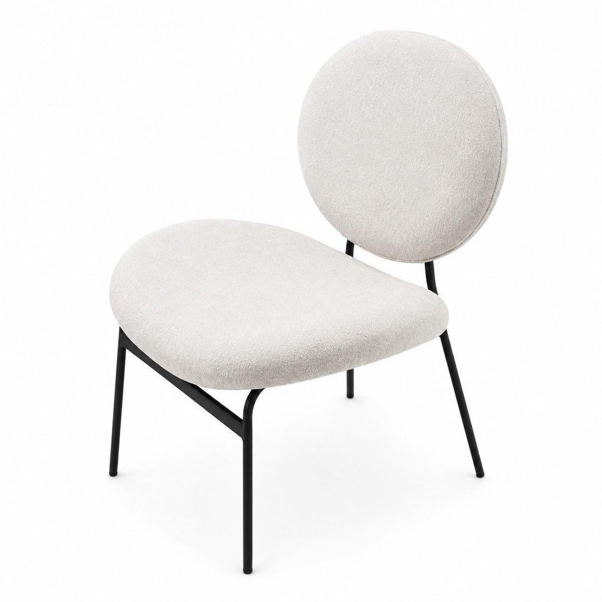 Modern Round Back Salon Chair