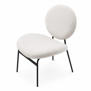 Modern Round Back Salon Chair