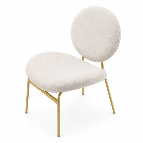 Modern Round Back Salon Chair