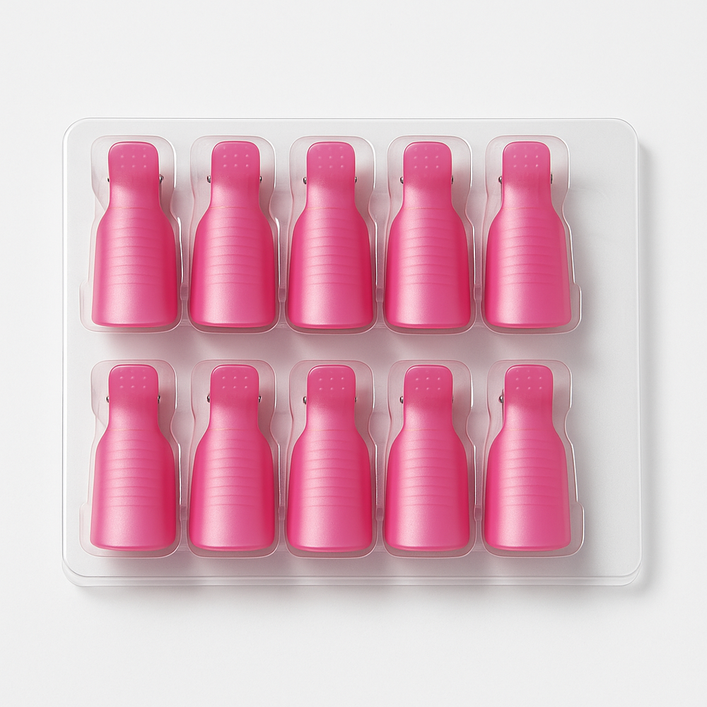Reusable Nail Polish Remover Clips