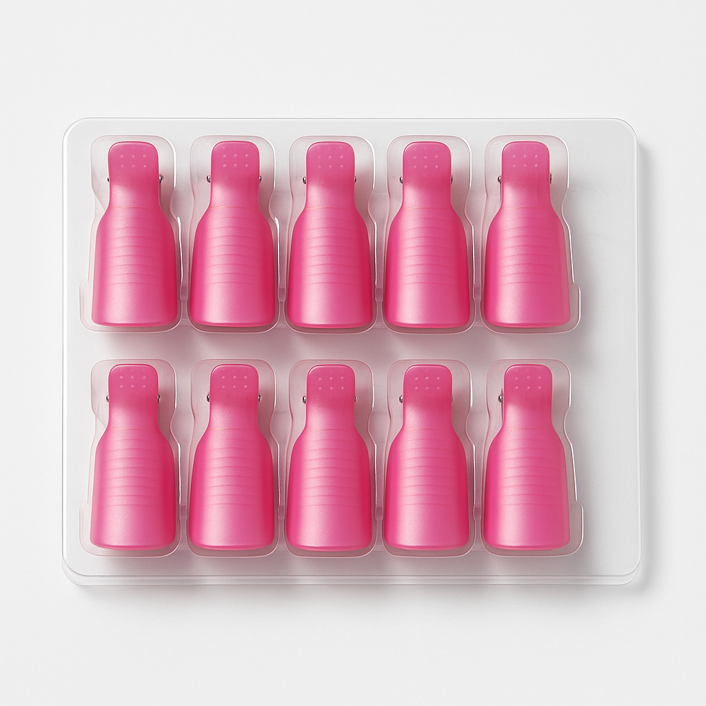 Reusable Nail Polish Remover Clips
