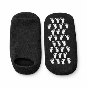 Reusable Silicone Foot Care Socks - Black