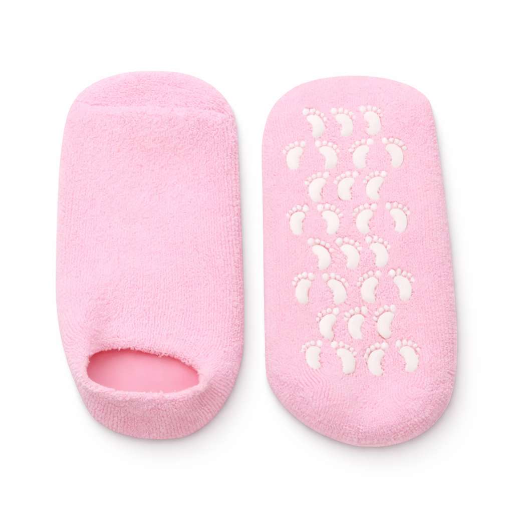 Reusable Silicone Foot Care Socks - Pink