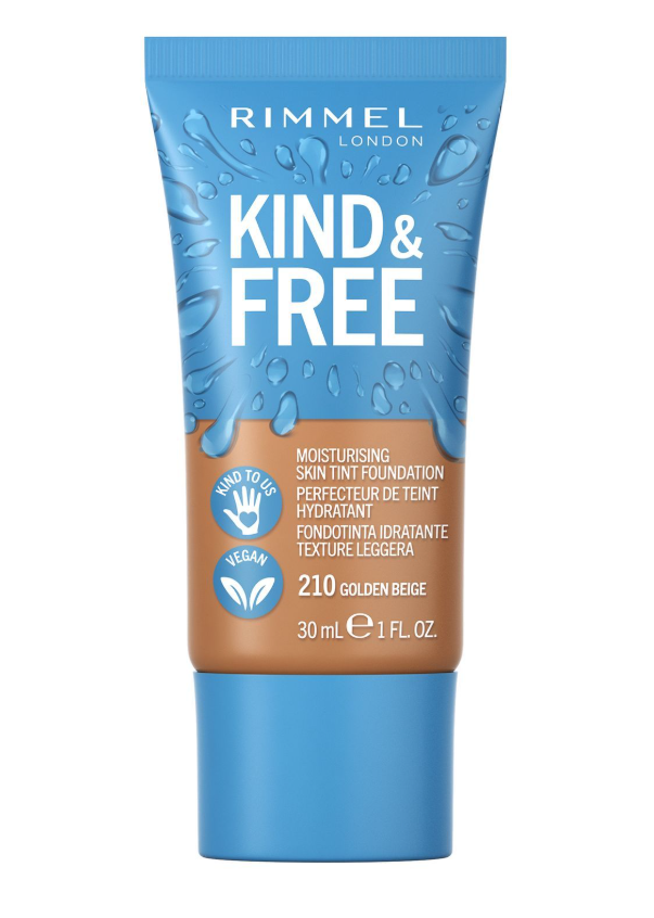 Rimmel Kind & Free Moisturising Skin Tint Foundation - 210 Golden beige