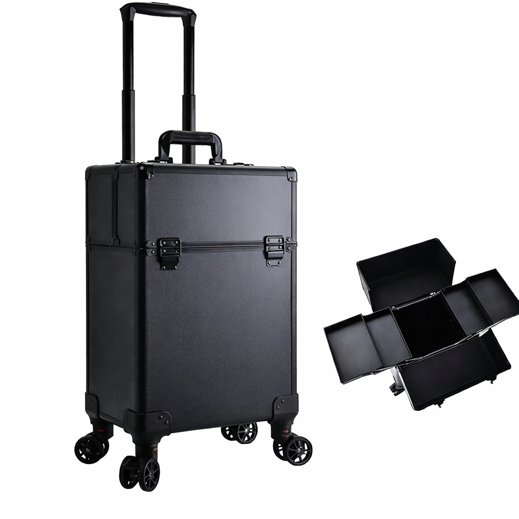 Rolling Makeup Train Case