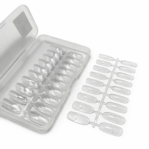 Full Cover Matt Soft Gel Tips Box - Round