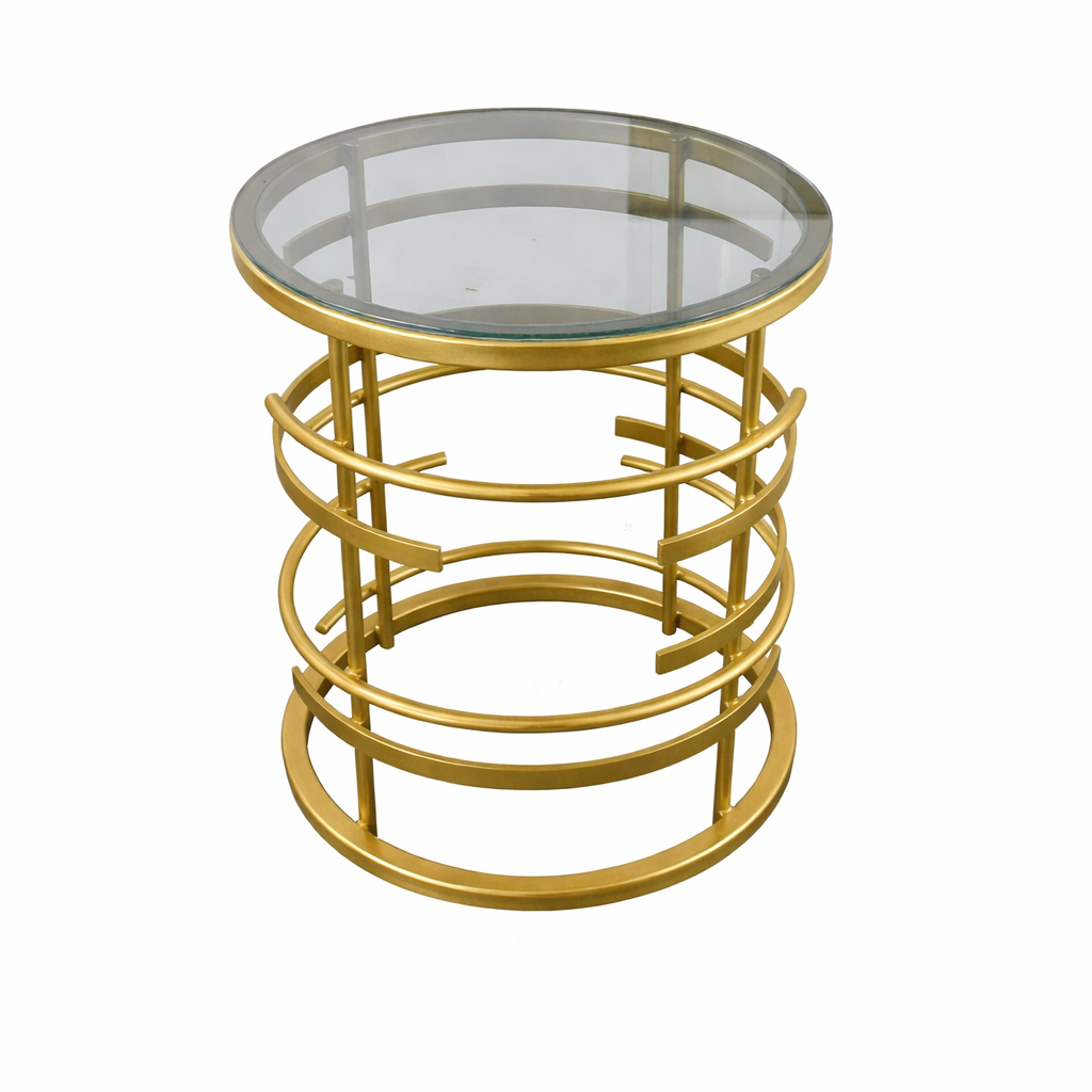 Round Frame Coffee Table Set
