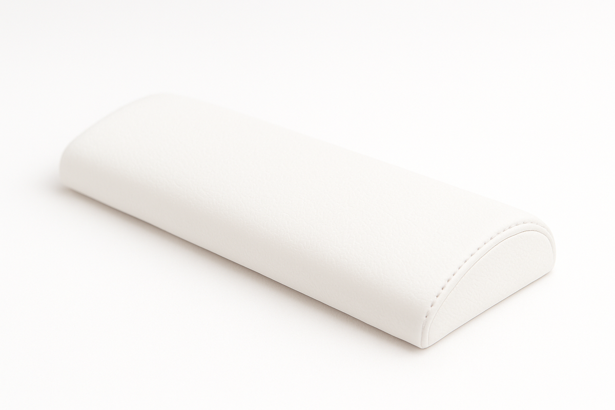 Rounded Manicure Hand Rest - White
