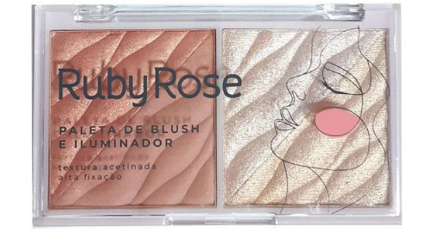 Ruby Rose Feels Mood Blush & Illuminator Palette - 02