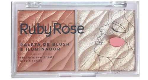 Ruby Rose Feels Mood Blush & Illuminator Palette - 02