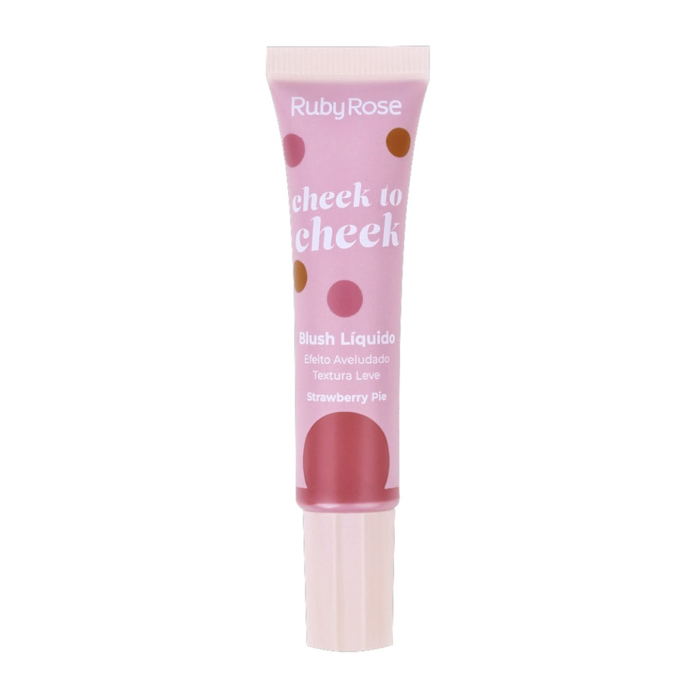 Ruby Rose Cheek-to-Cheek Liquid Blush - Strawberry pie