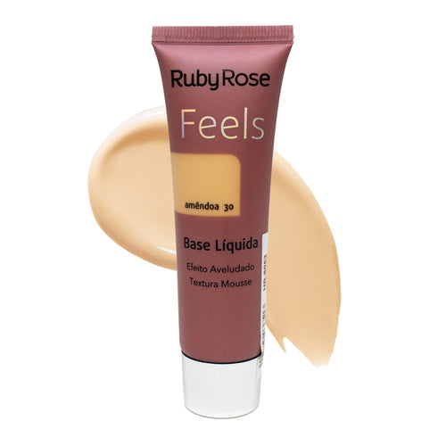 Ruby Rose Feels Liquid Foundation - Amendoa 30