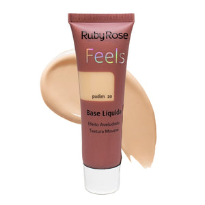 Ruby Rose Feels Liquid Foundation - Pudim 20