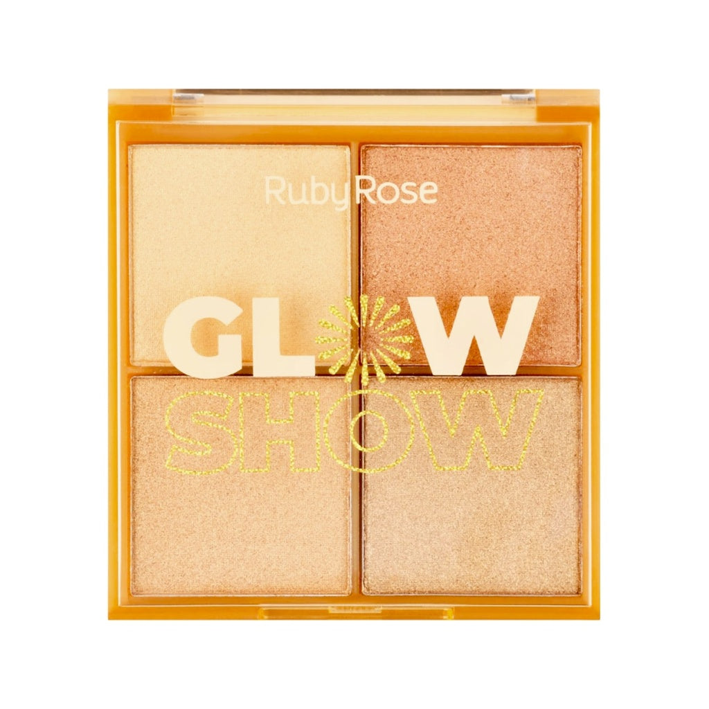 Ruby Rose Mini Highlighter Palette - Glow show 2