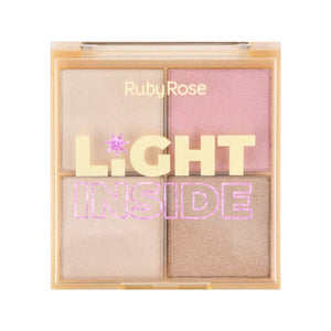 Ruby Rose Mini Highlighter Palette - Light inside 1
