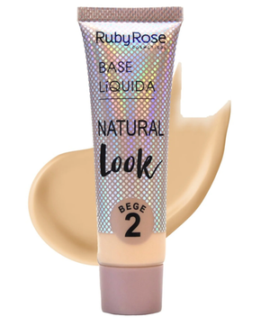 Ruby Rose Natural Look Liquid Foundation - Bege 2