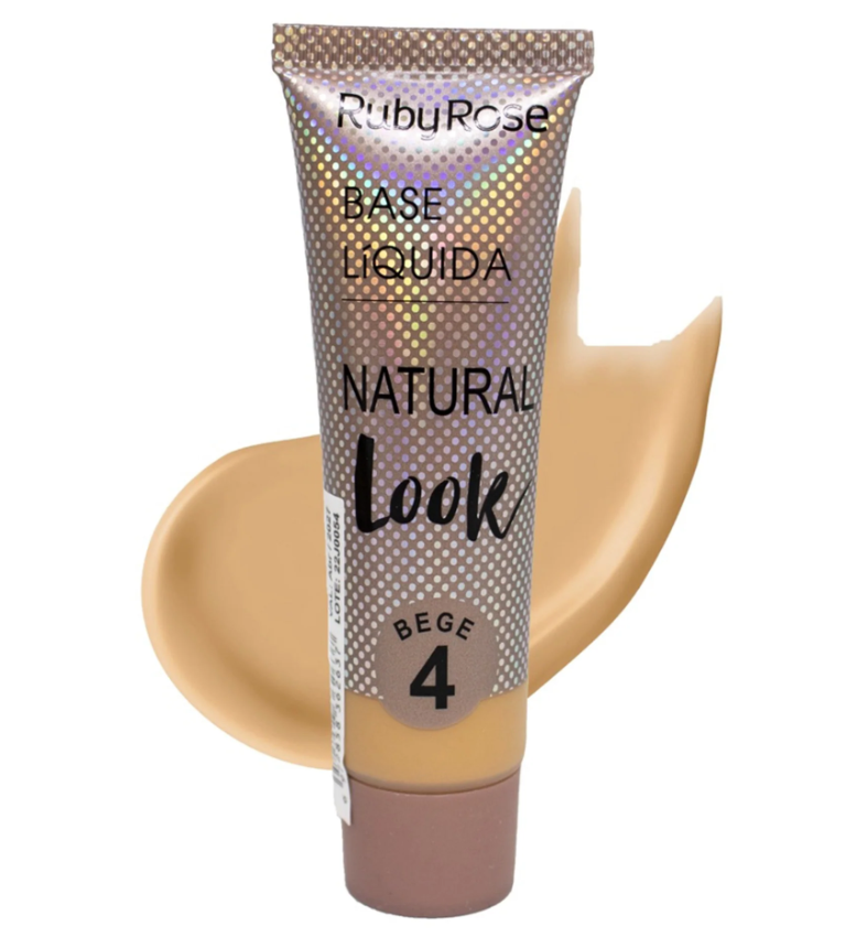 Ruby Rose Natural Look Liquid Foundation - Bege 4