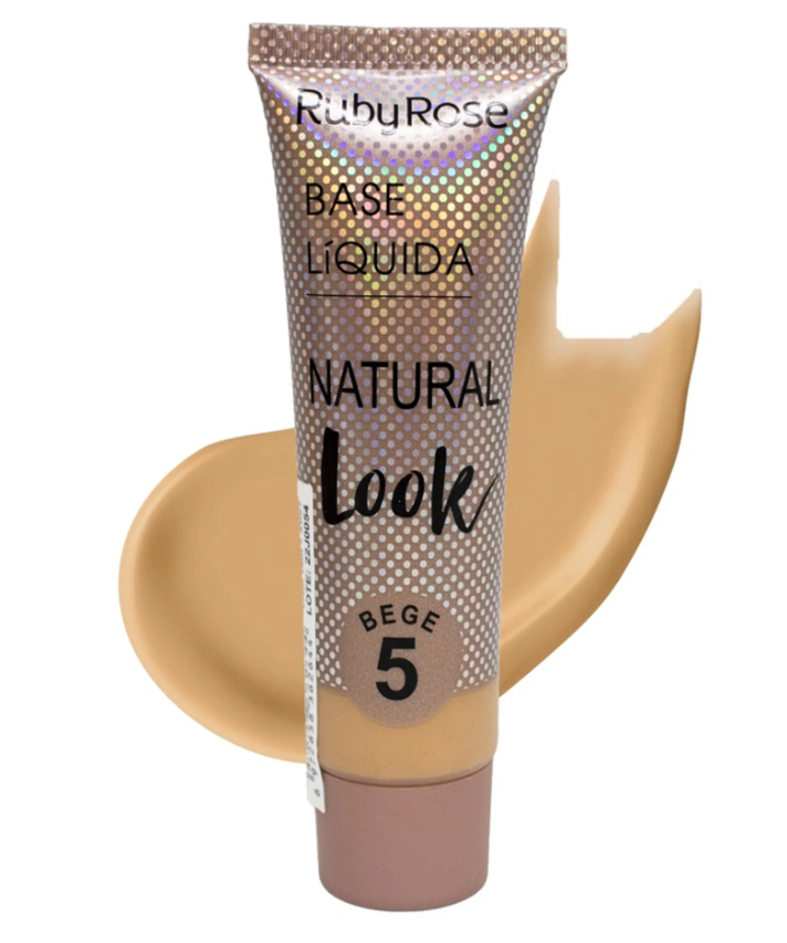 Ruby Rose Natural Look Liquid Foundation - Bege 5