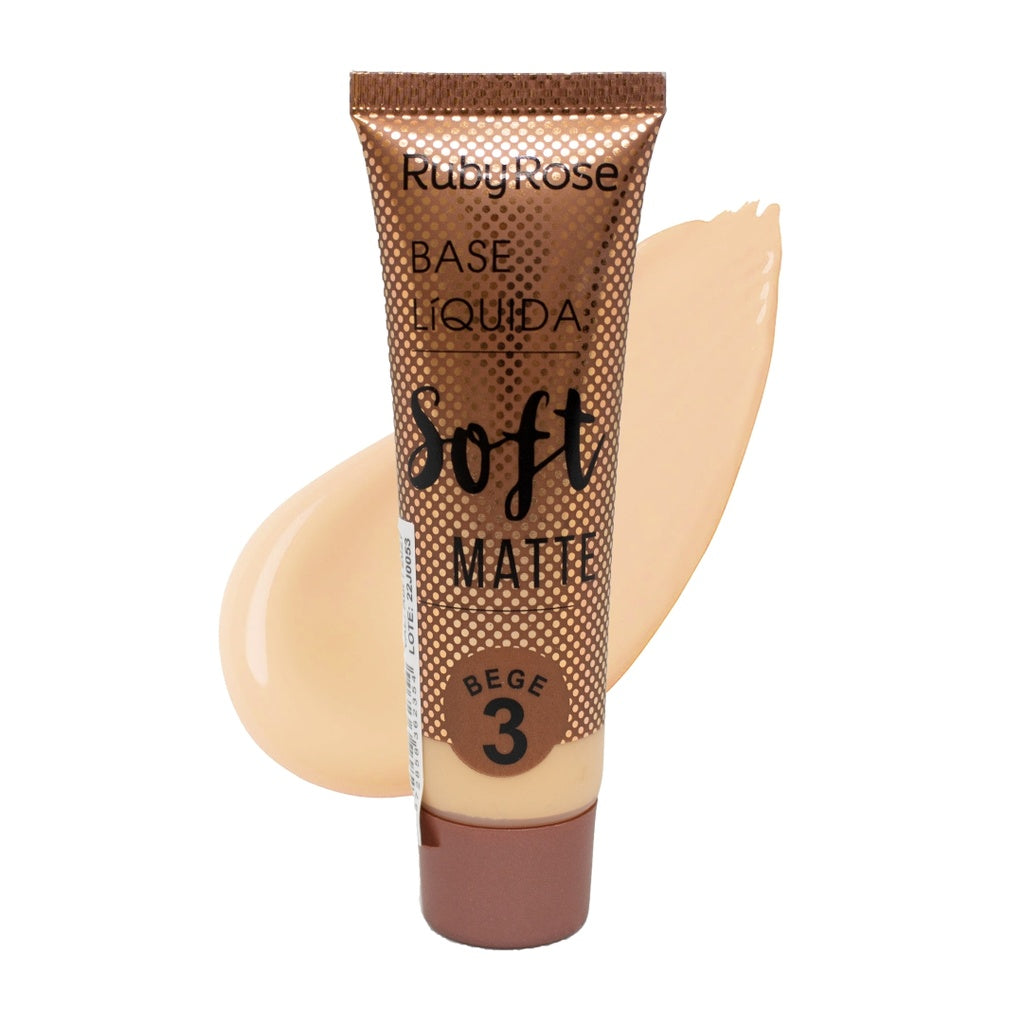 Ruby Rose Soft Matte Foundation - Bege 3