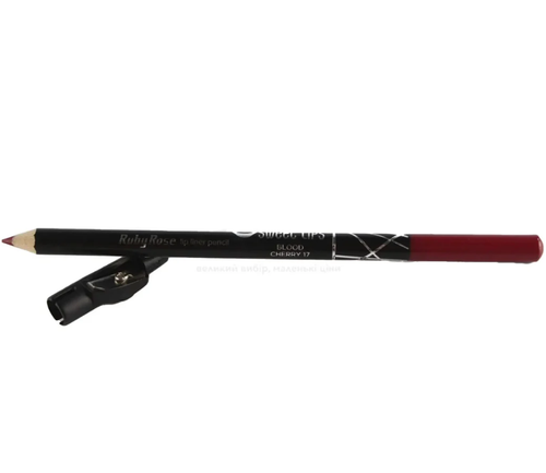 Ruby Rose Sweet Lips Lip Liner - Blood cherry 17