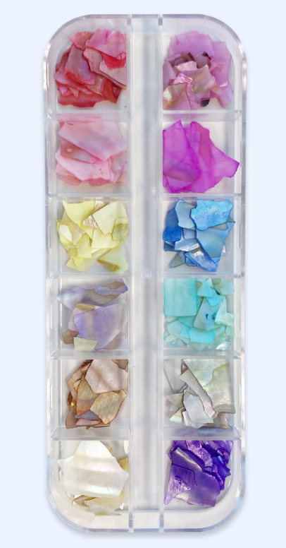 Shell Flakes Nail Art Box