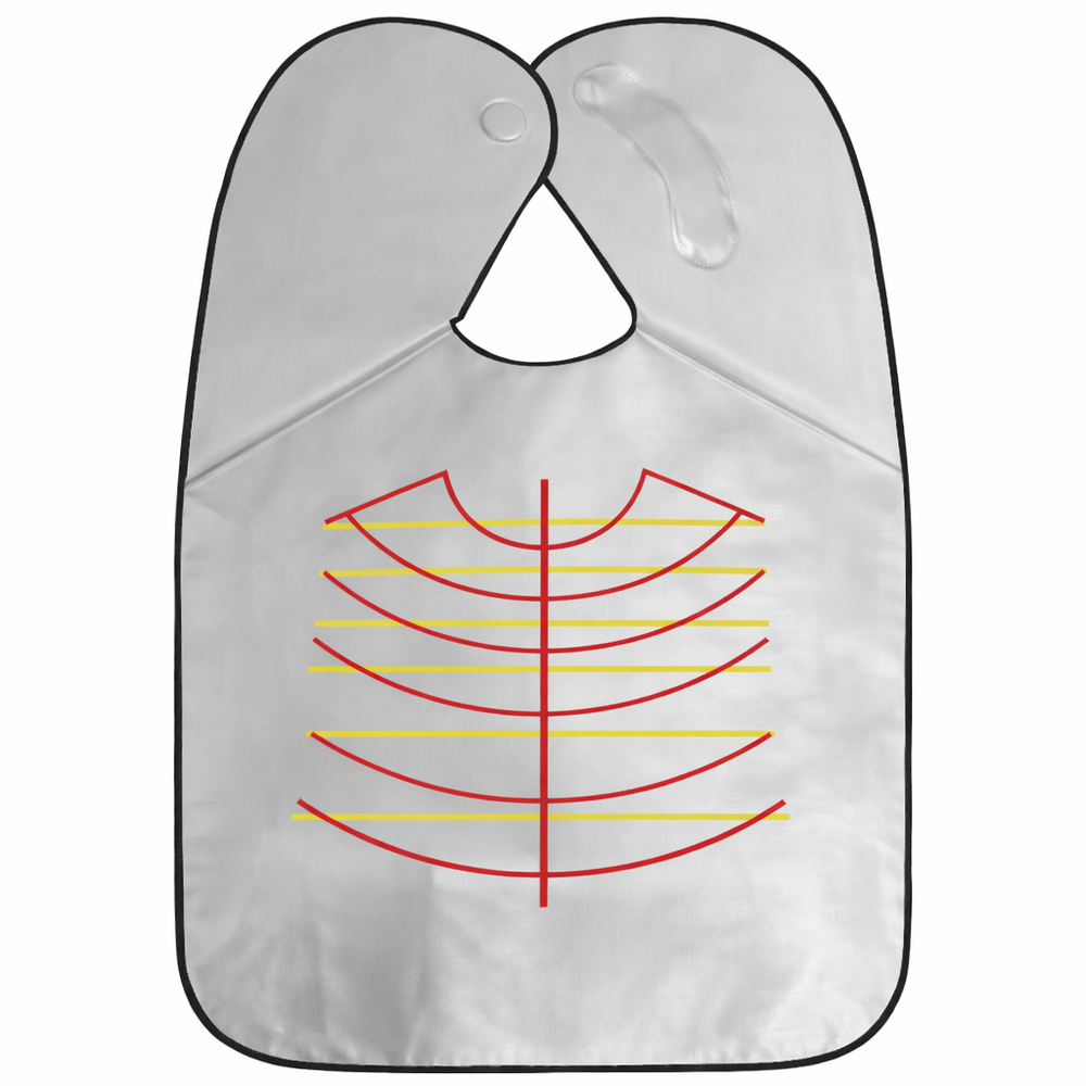 Hair Cutting Guide Cape - Silver