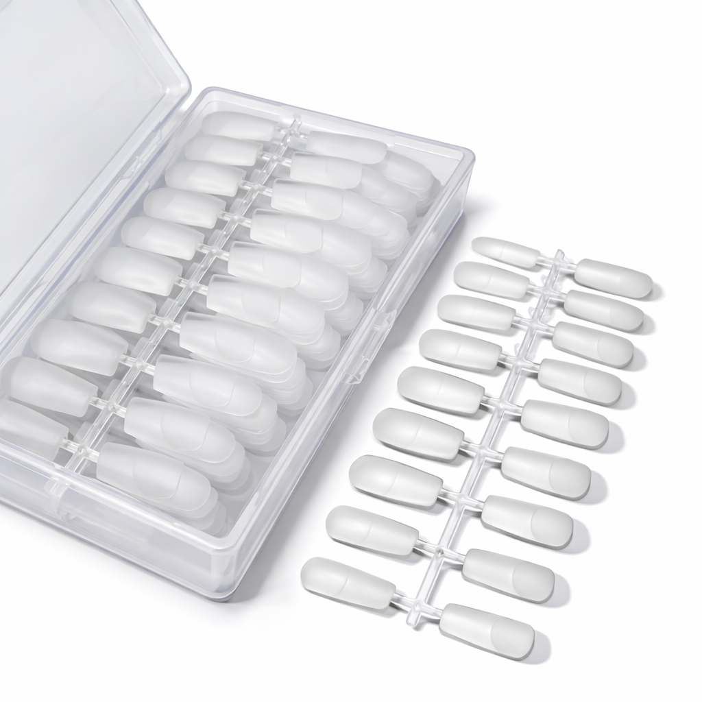 Full Cover Matt Soft Gel Tips Box - Square