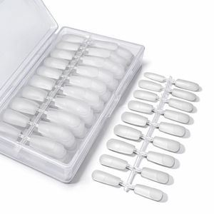 Full Cover Matt Soft Gel Tips Box - Square