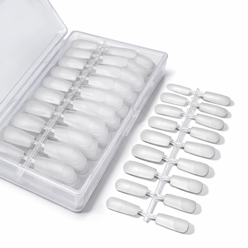 Full Cover Matt Soft Gel Tips Box - Square