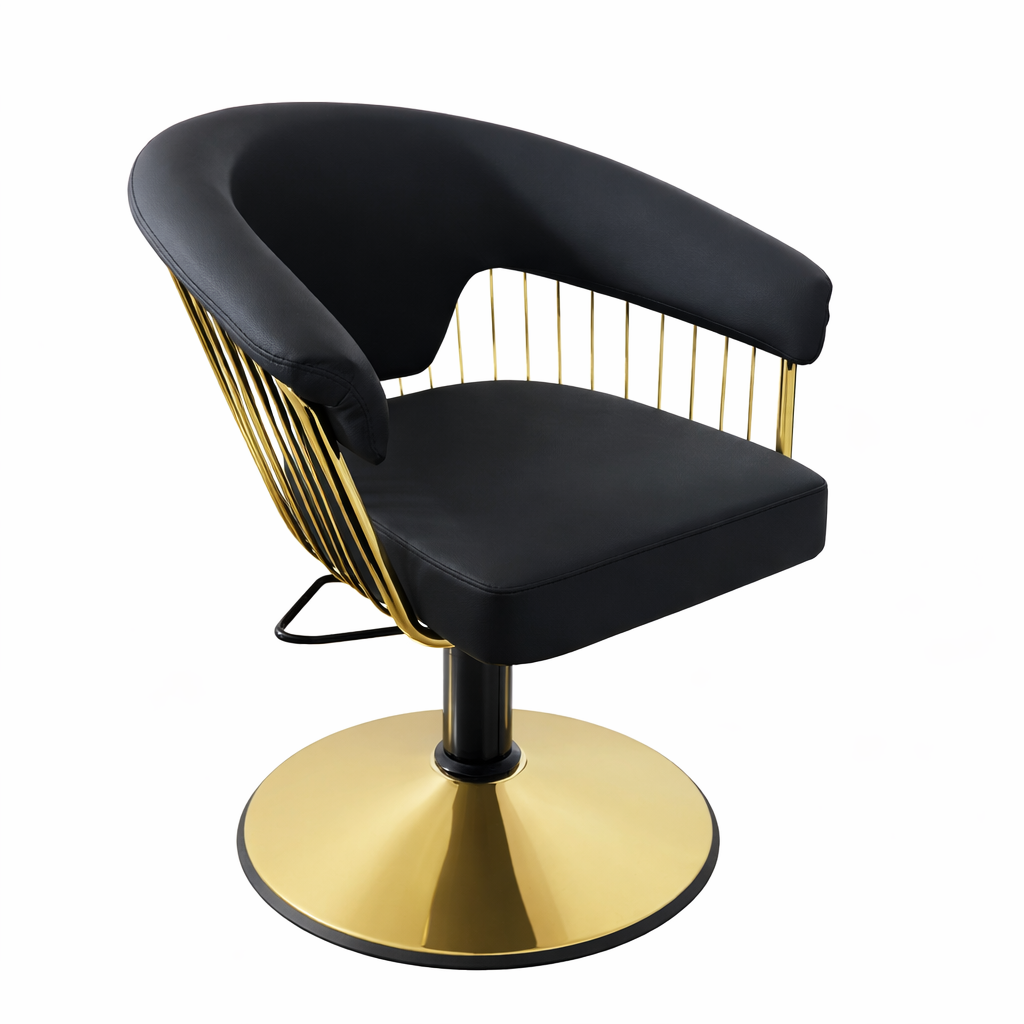 Striped Frame Salon Styling Chair