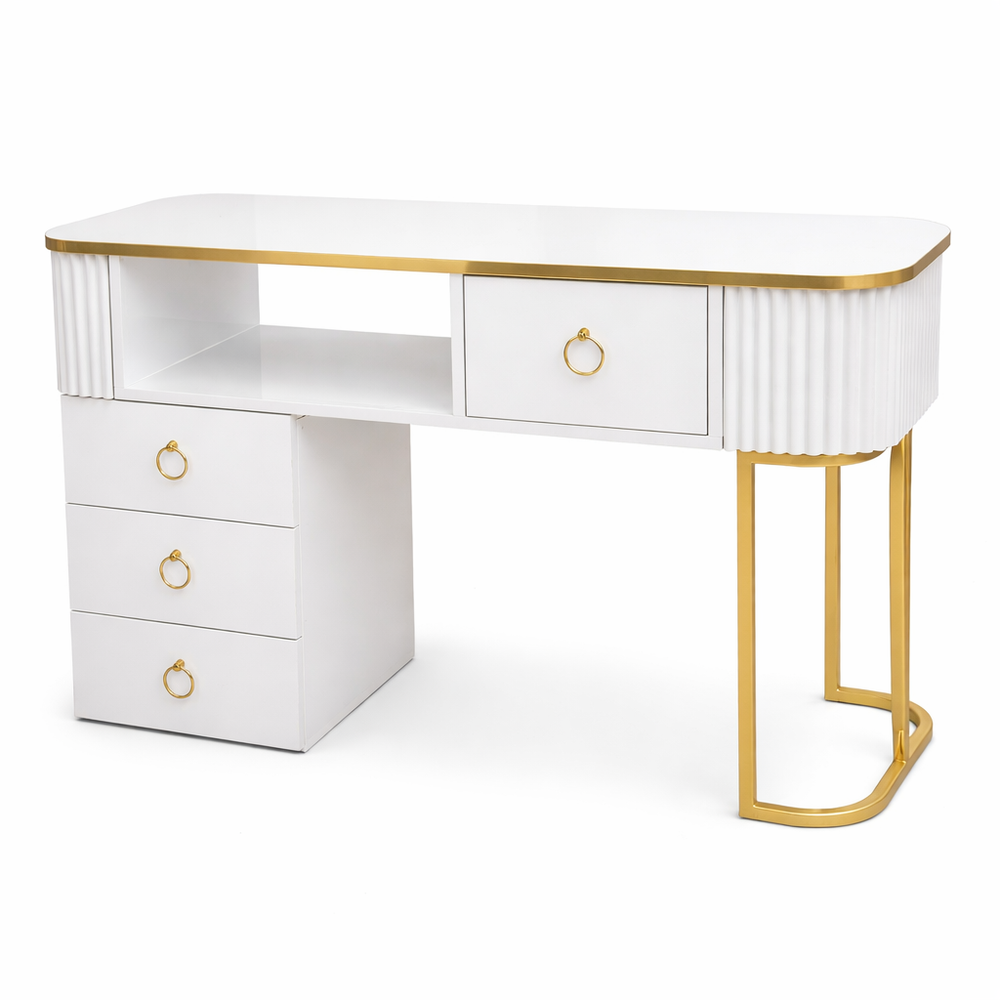 Striped Salon Manicure Table