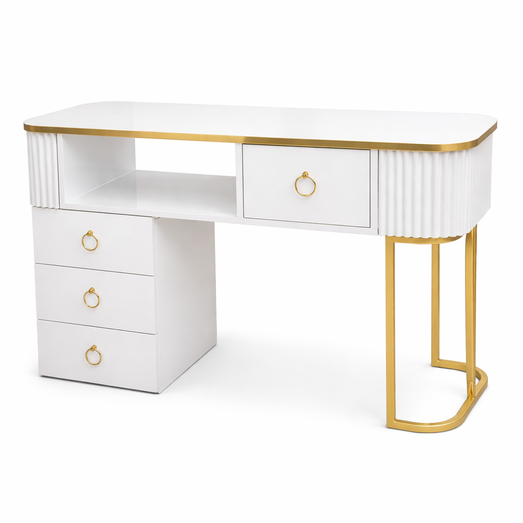 Striped Salon Manicure Table