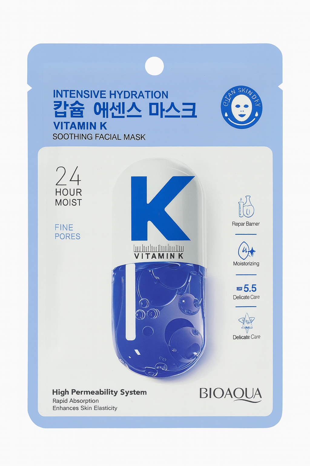 Vitamin Facial Sheet Mask - Vitamin K