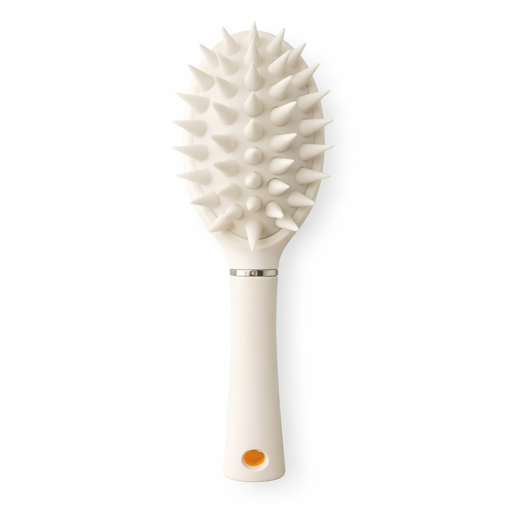 Silicone Scalp Massager Brush - White