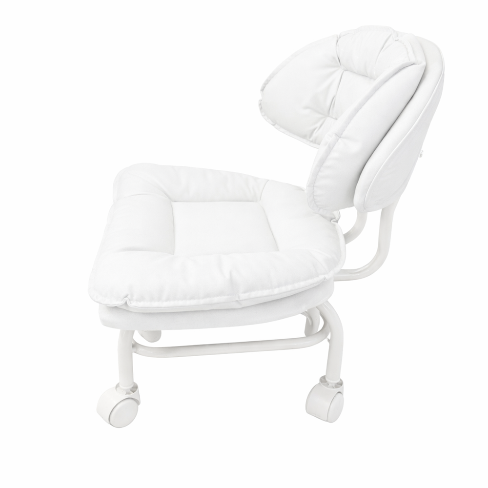 Pedicure Technician Rolling Chair - White