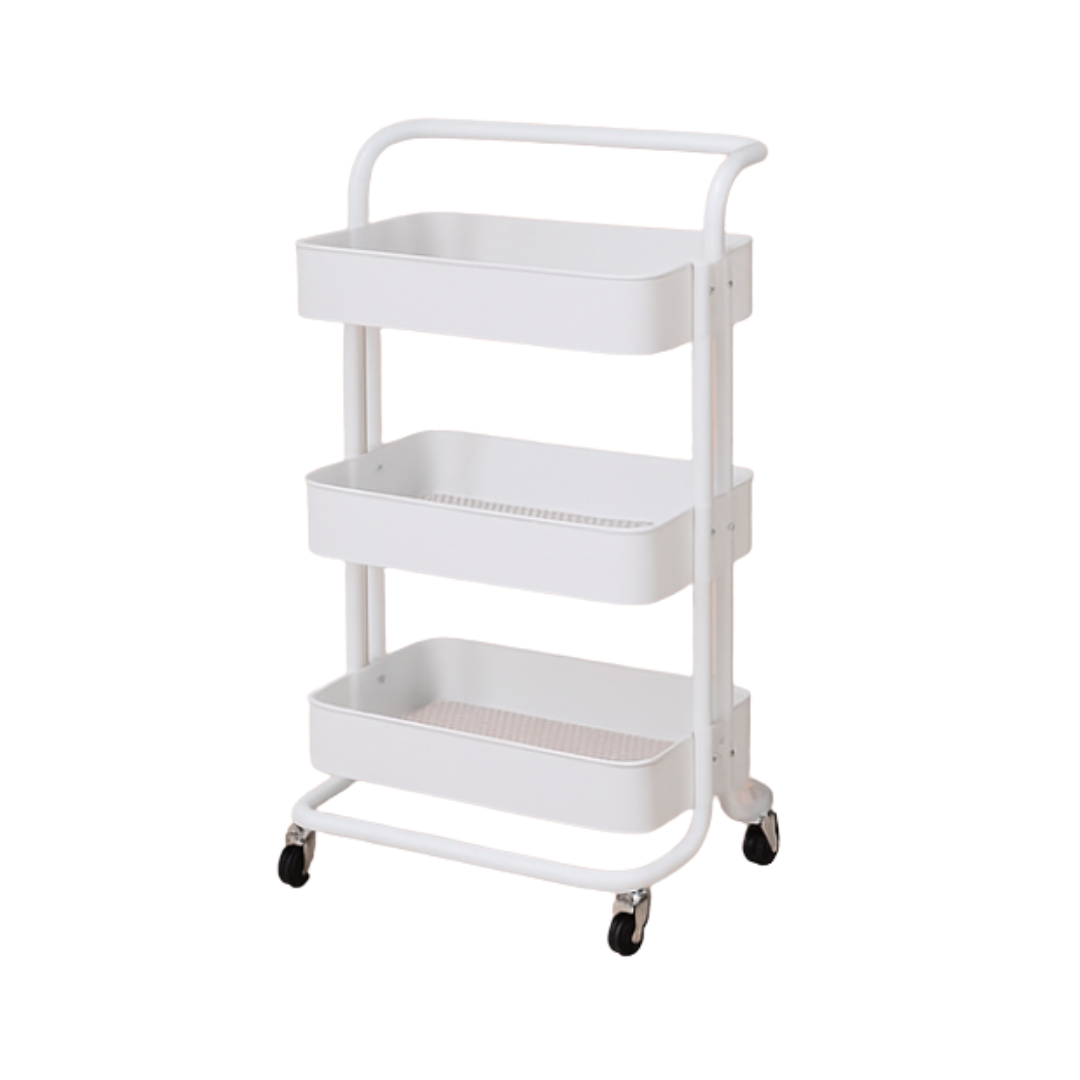 3-Tier Metal Trolley