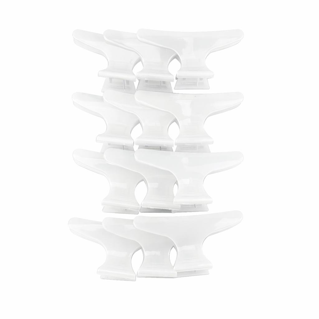 Professional Hair Sectioning Clips - White