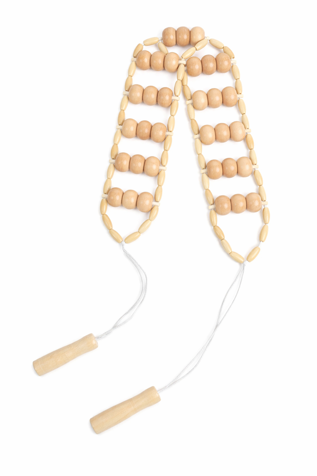 Wooden Body Massage Roller Rope