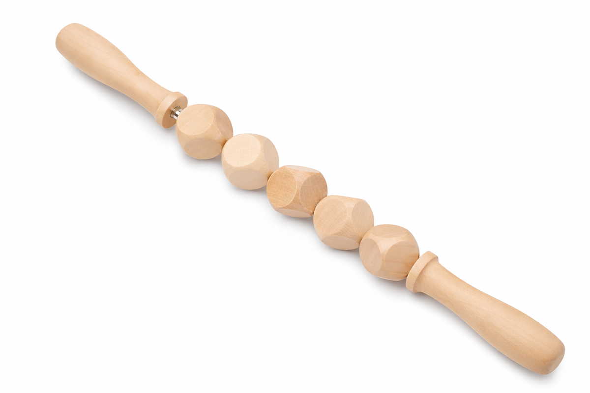 Wooden Cubed Body Massage Roller