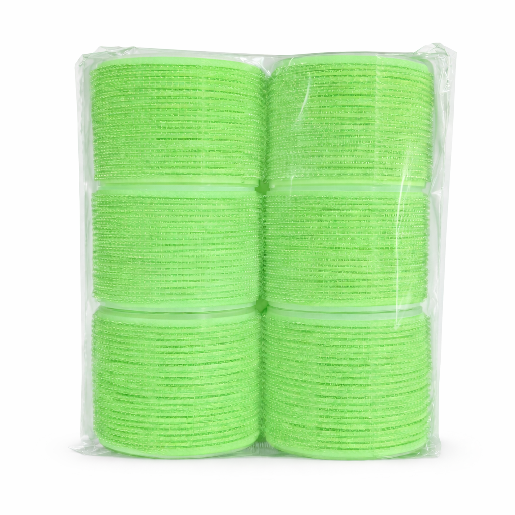 Self-Grip Hair Rollers Set - Extra Large Green