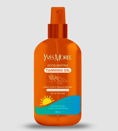 Yves Morel Accelerating Tanning Oil – Carrot & Exotic Island Botanicals